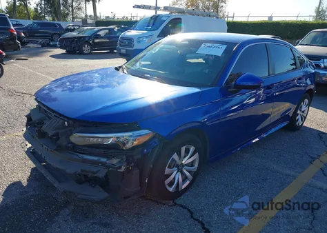 2022 Honda Civic Lx z USA, uszkodzony, nr VIN 2HGFE2F20NH506402